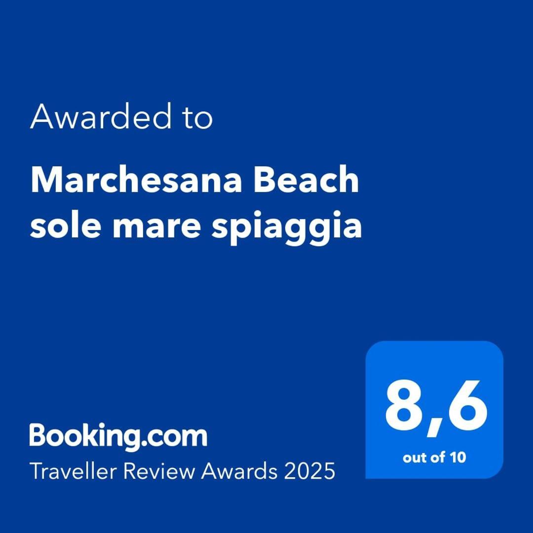 Marchesana Beach Sole Mare Spiaggia Терме Виляторе Екстериор снимка